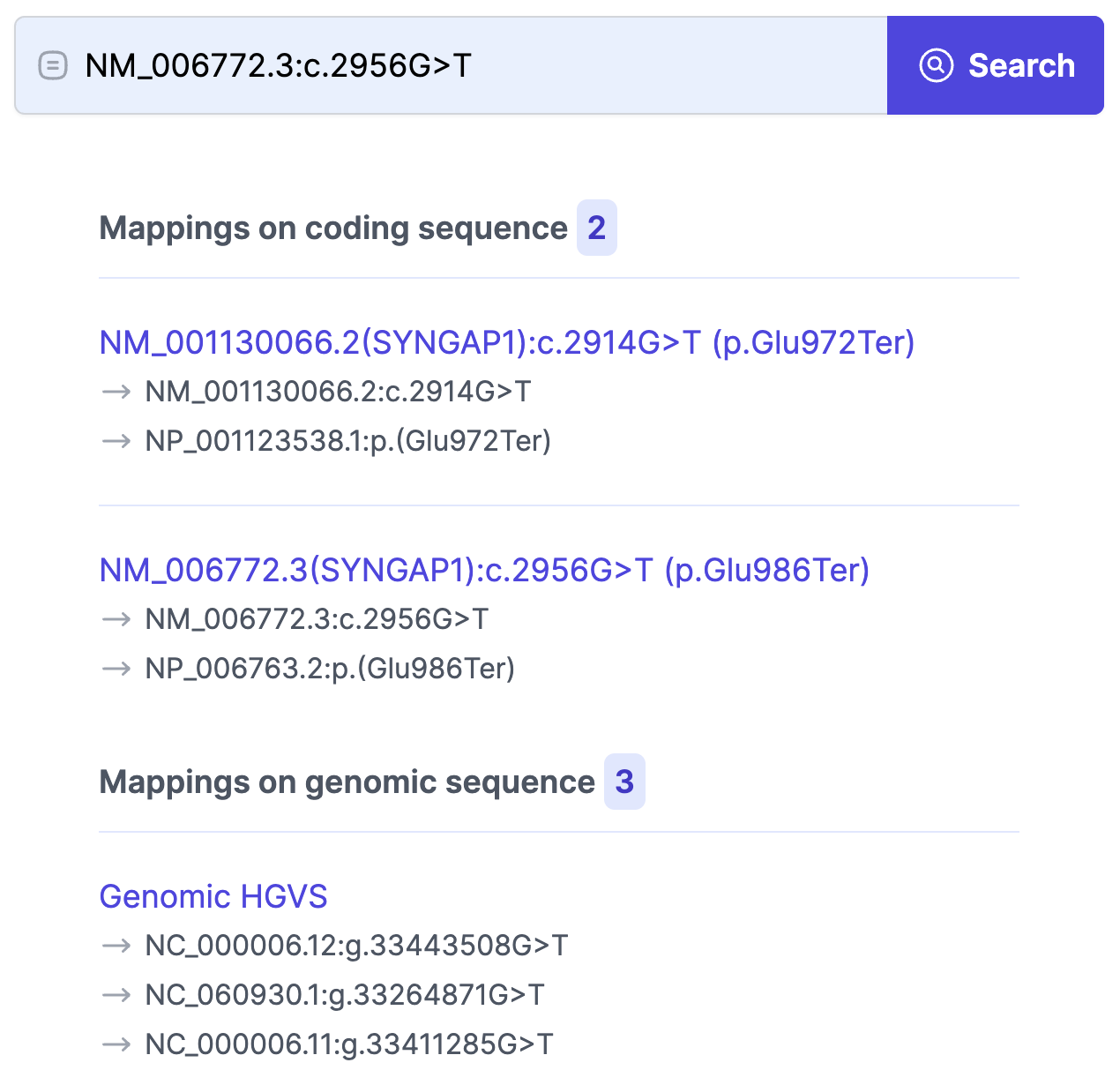 VarSy Search UI